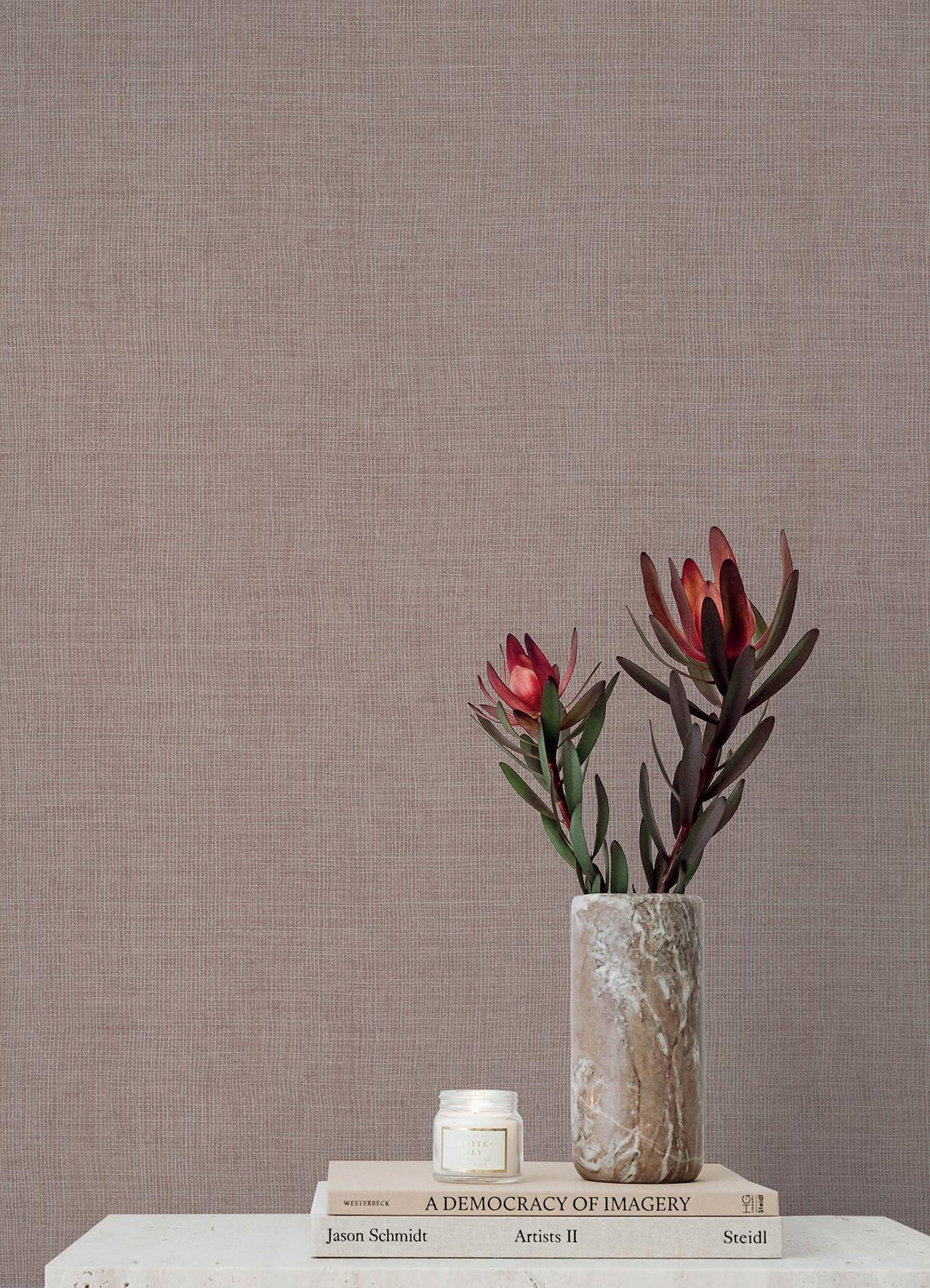 A-Street Prints Portofino Alba Rose Wallpaper