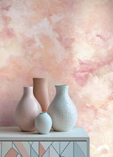 A-Street Prints Portofino Aria Pink Wallpaper