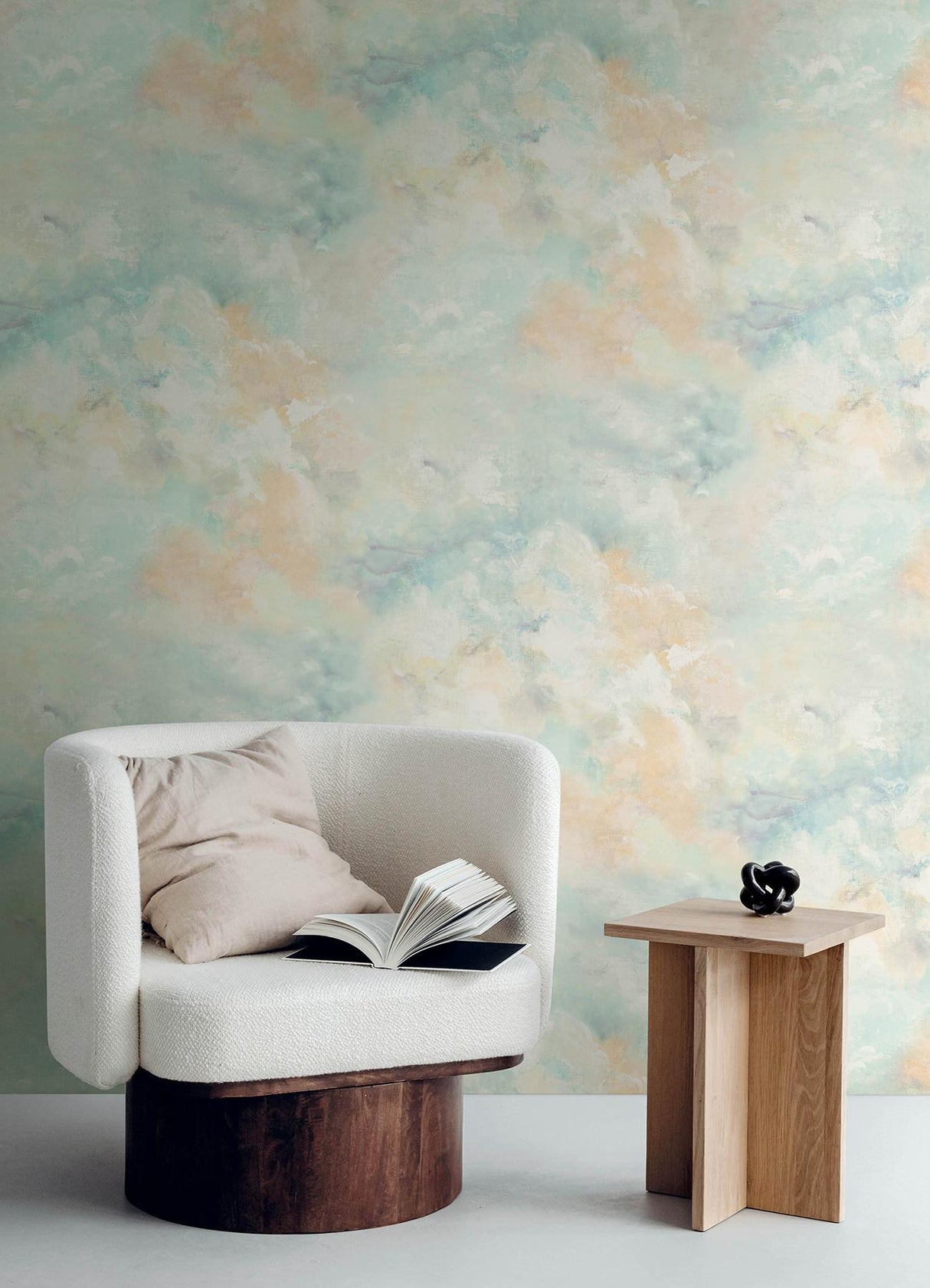 A-Street Prints Portofino Aria Aquamarine Wallpaper