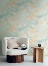 A-Street Prints Portofino Aria Aquamarine Wallpaper