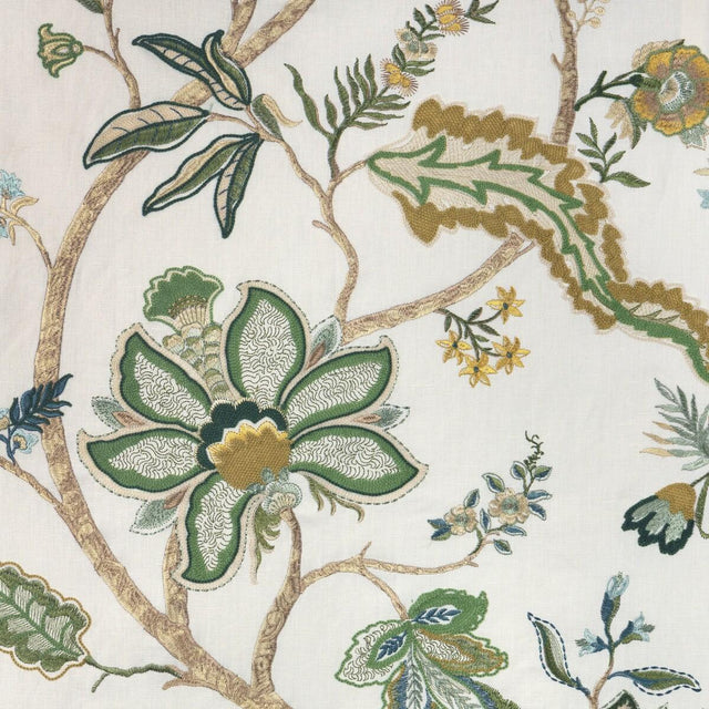 Lee Jofa WINDERMERE EMB GREEN Fabric