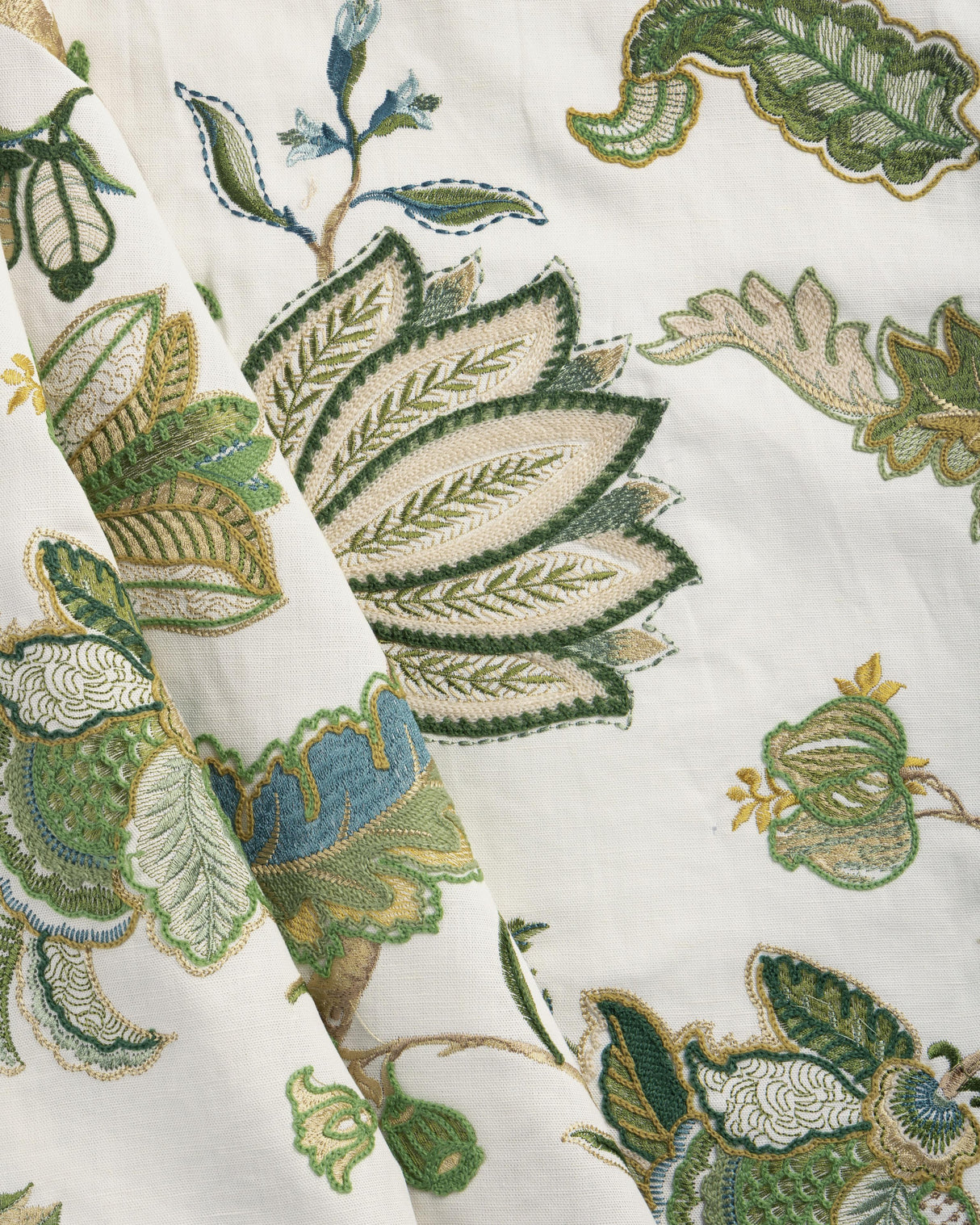 Lee Jofa WINDERMERE EMB GREEN Fabric