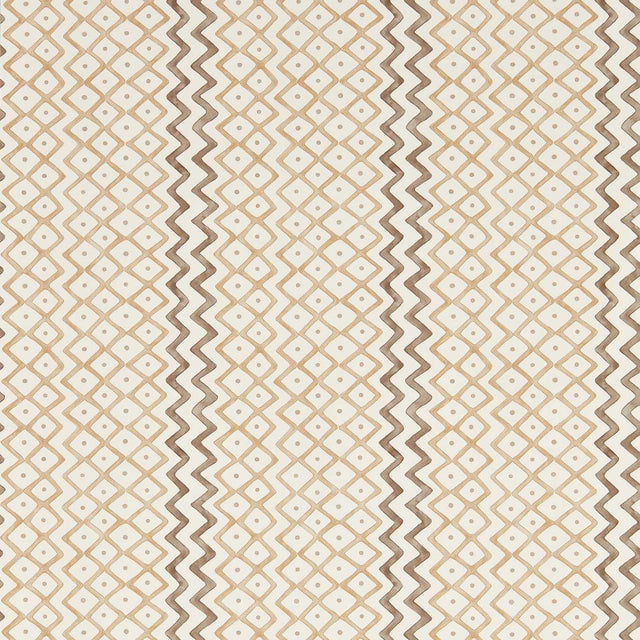 Sanderson Khes Shiitake/Cocoa Wallpaper