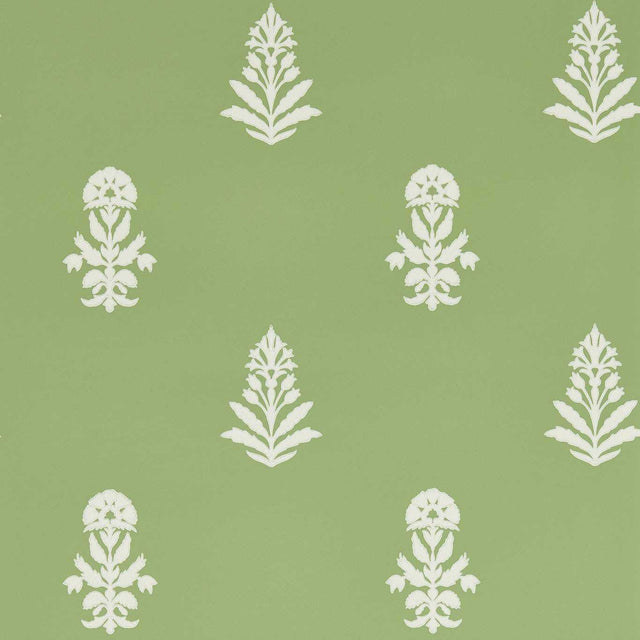 Sanderson Dabu Botany Green Wallpaper