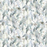 Sanderson Wisteria Falls WP Aqua Wallpaper