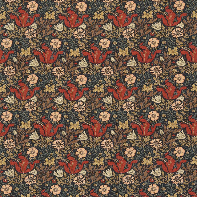 Morris & Co Compton Terracotta/Sandstone Fabric