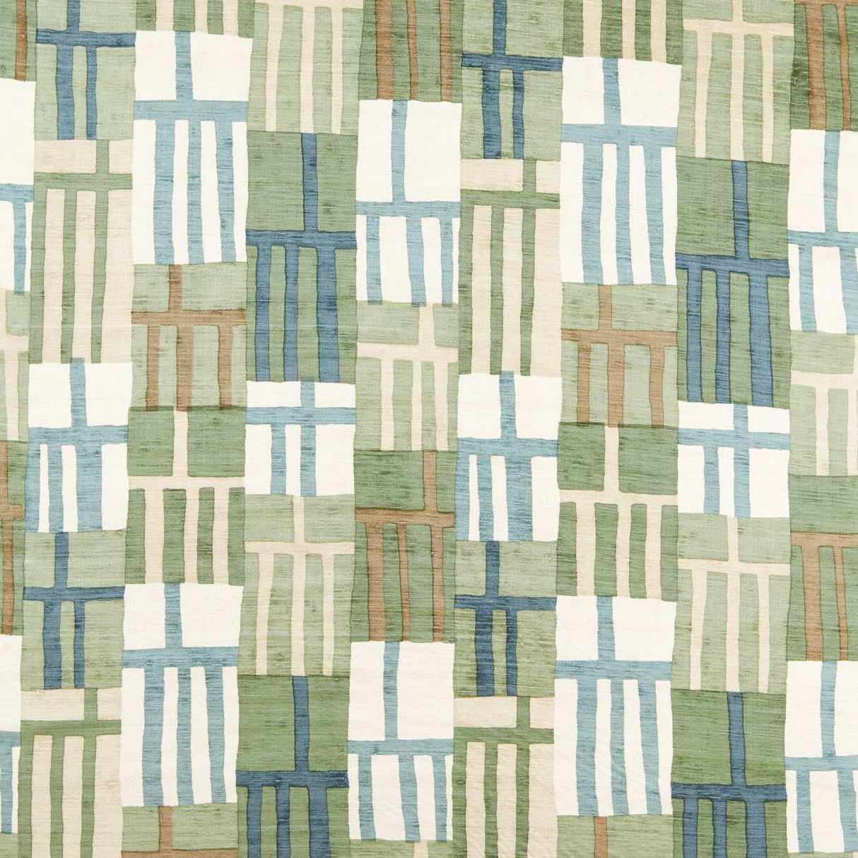 Harlequin Monolith Jade/Kyanite Fabric