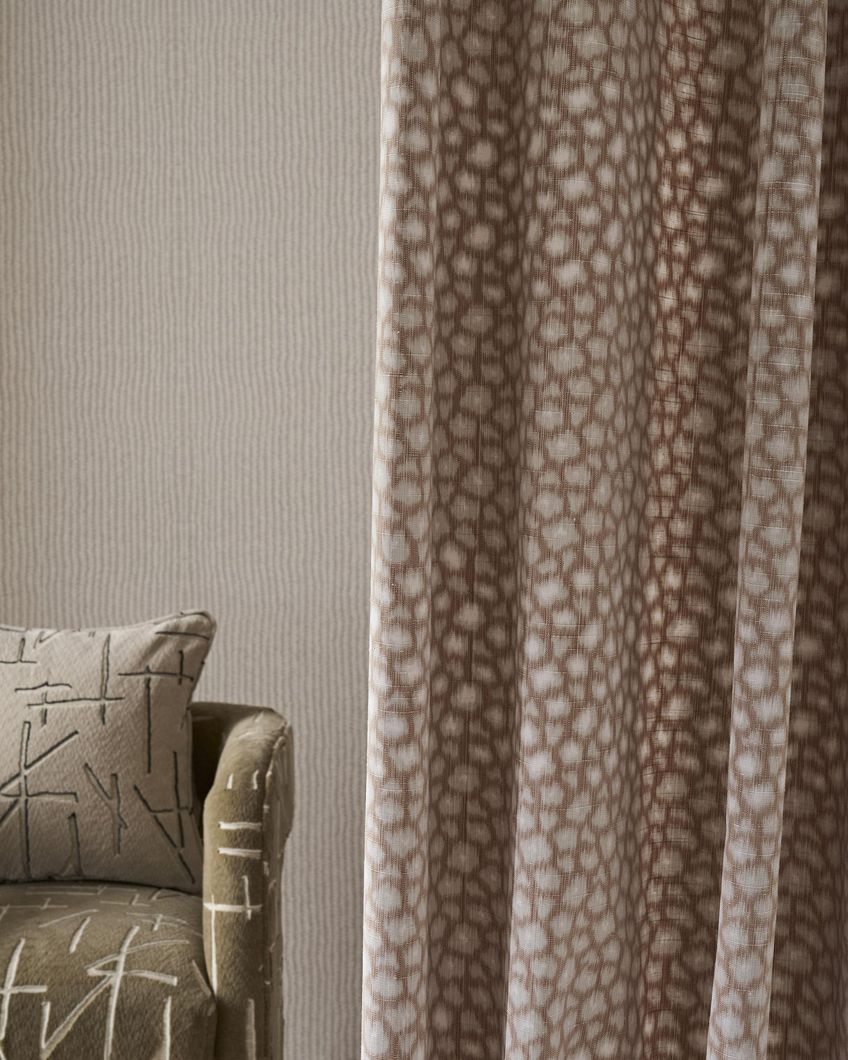 Harlequin Loam Rust Fabric