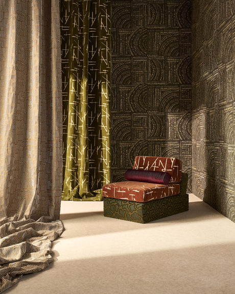 Harlequin Hollow Tan Fabric