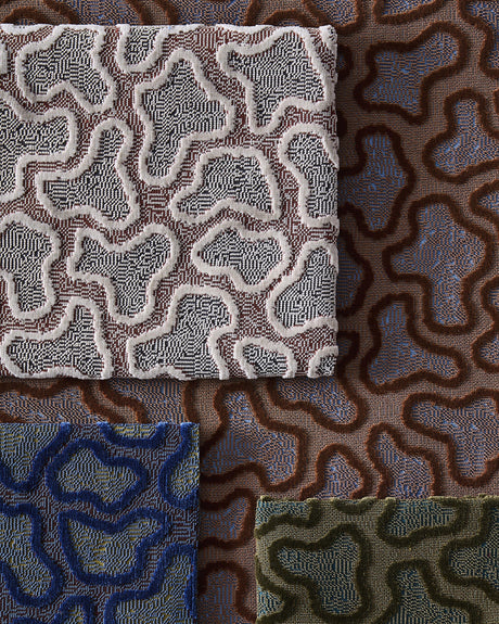 Harlequin Molten Amber/Topaz Fabric