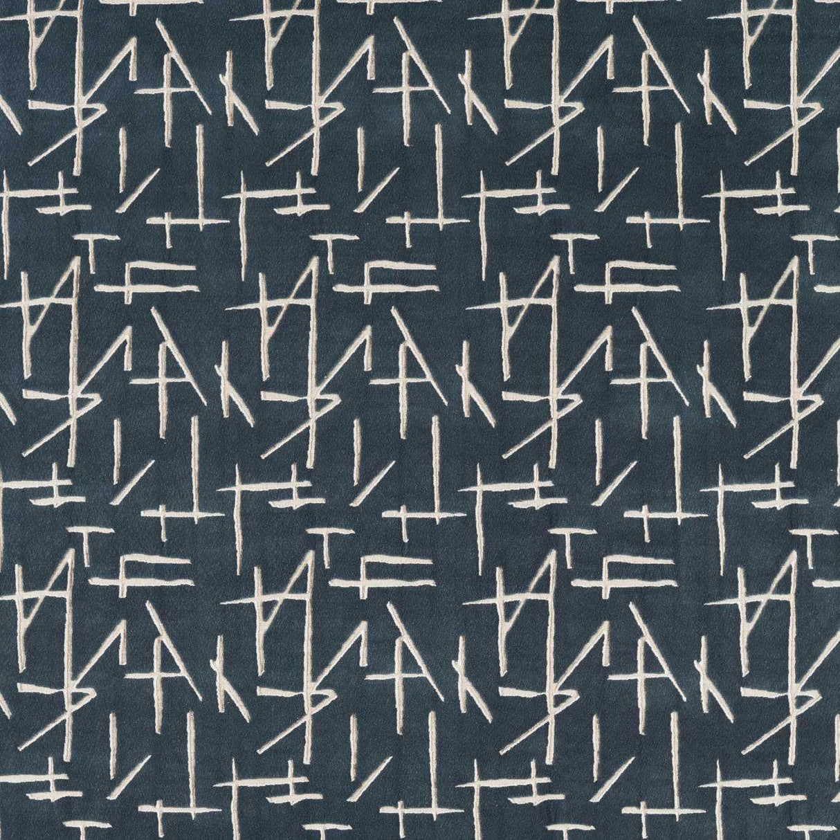 Harlequin Dolmens Velvet Midnight Fabric
