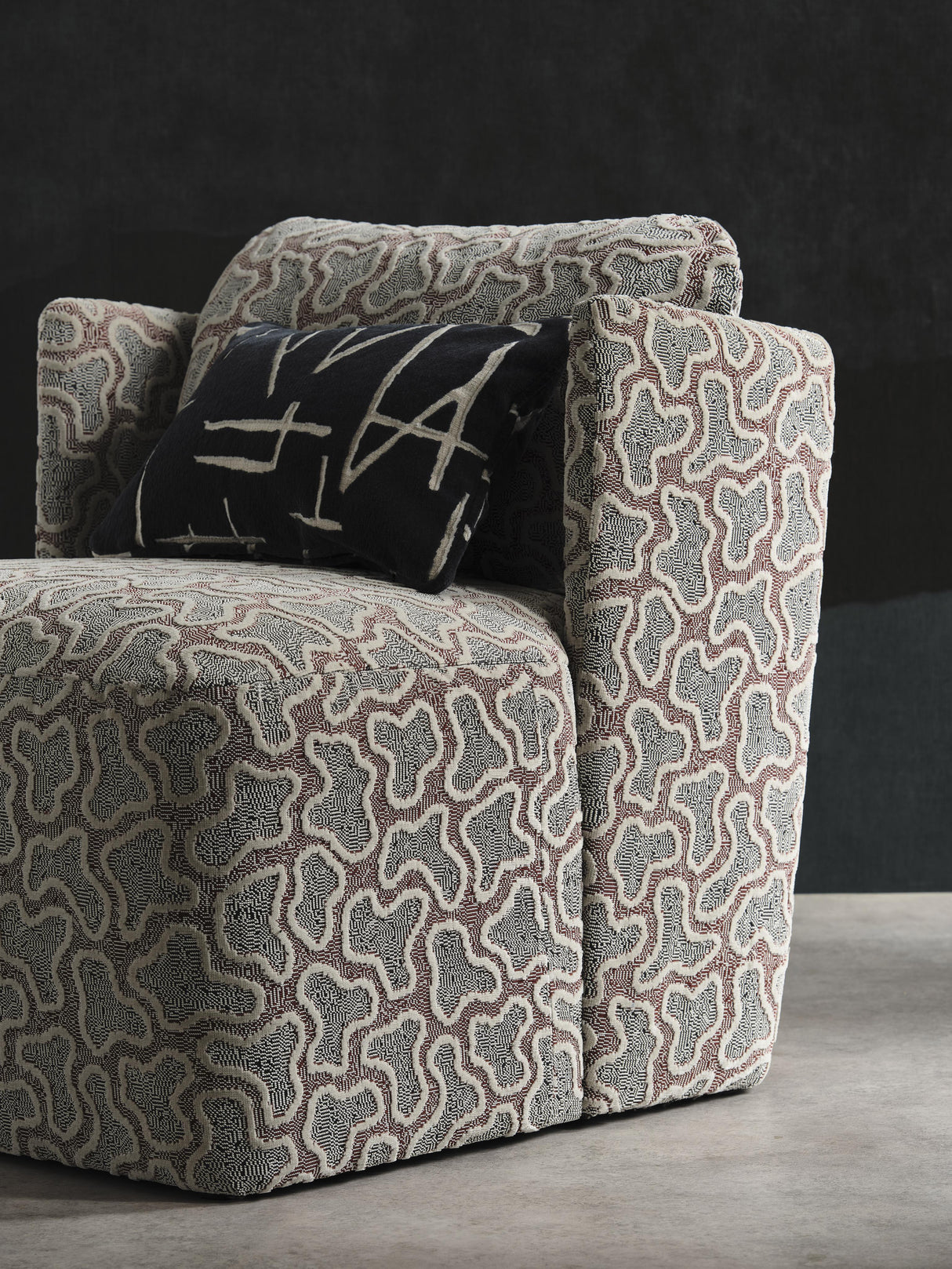 Harlequin Dolmens Velvet Midnight Fabric
