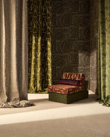 Harlequin Dolmens Velvet Moss Fabric