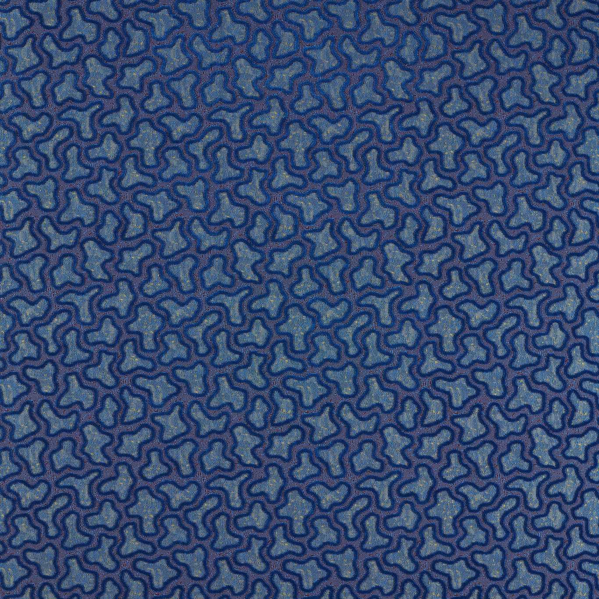 Harlequin Molten Lapis/Cinnabar Fabric