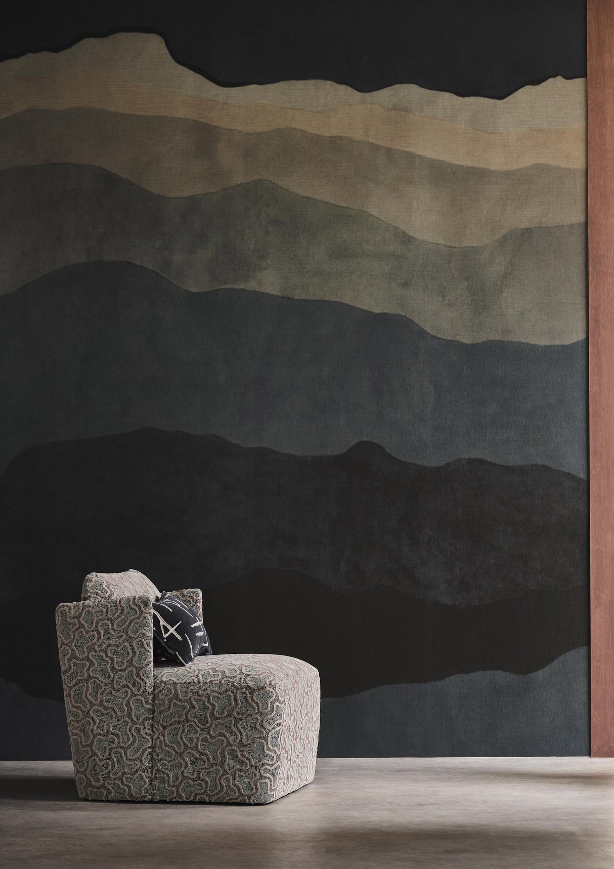 Harlequin Sedimentary Midnight Wallpaper