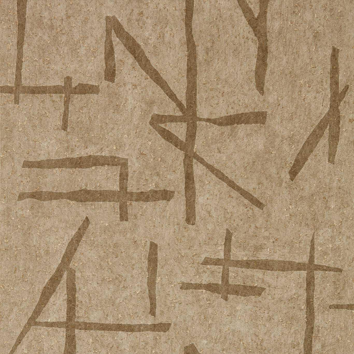 Harlequin Dolmens Sandstone/Gold Wallpaper