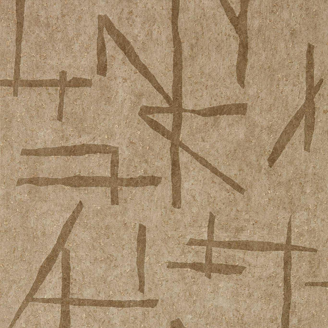 Harlequin Dolmens Sandstone/Gold Wallpaper