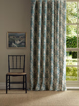 Morris & Co Persian Tulip Teal Fabric