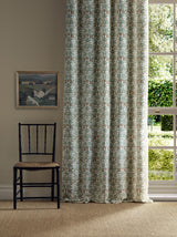 Morris & Co Oak & Blossom Chestnut/Primrose Fabric
