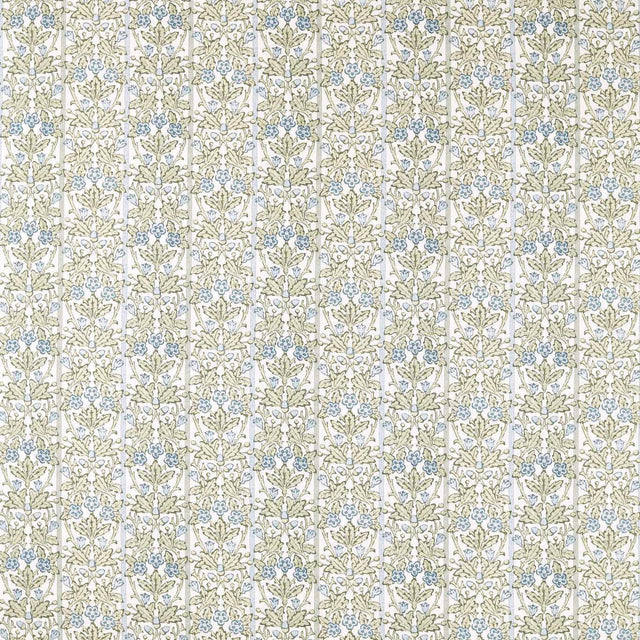 Morris & Co Oak & Blossom Thyme/Woad Fabric