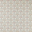 Morris & Co Oak & Blossom Umber/Mineral Blue Fabric