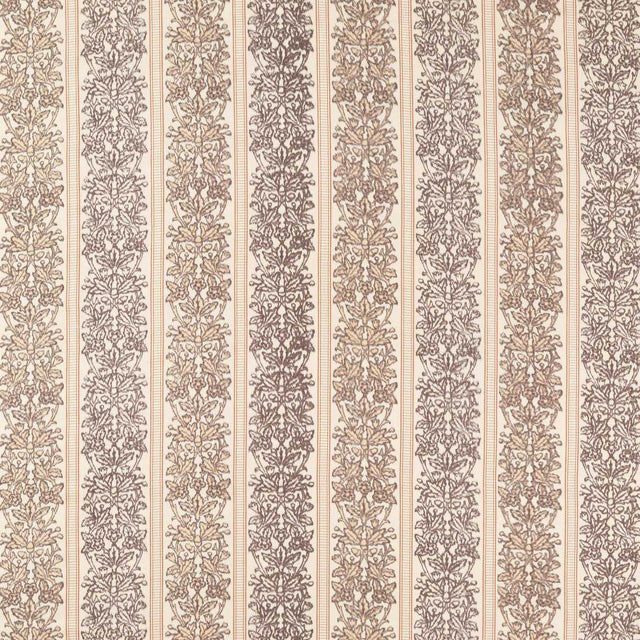 Morris & Co Oak & Blossom Weave Chestnut Fabric