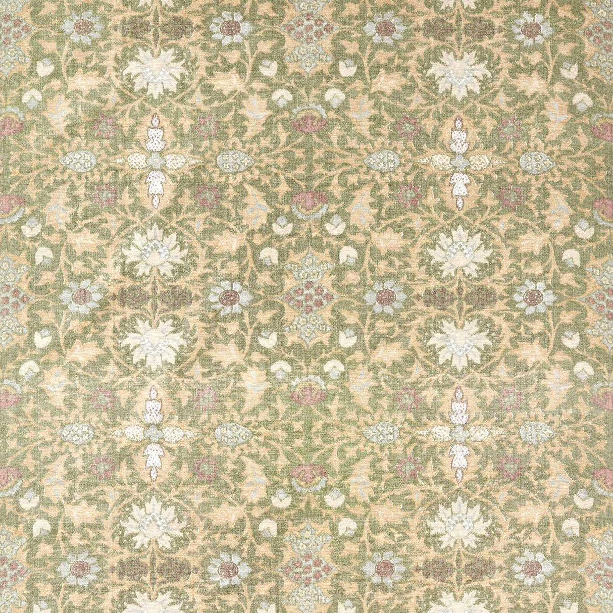 Morris & Co Wilton Warp Print Forest Fabric