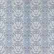 Morris & Co Daisy & Oak Warp Print Indigo Fabric