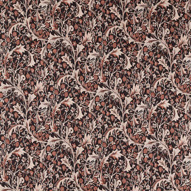 Morris & Co Clover & Vine Weave Russet Fabric