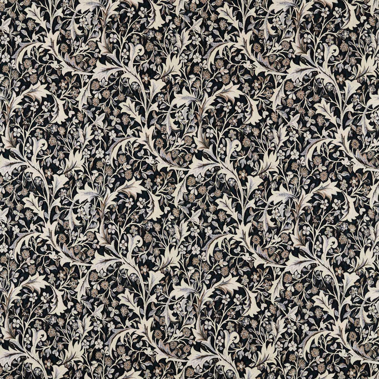 Morris & Co Clover & Vine Weave Forest Fabric