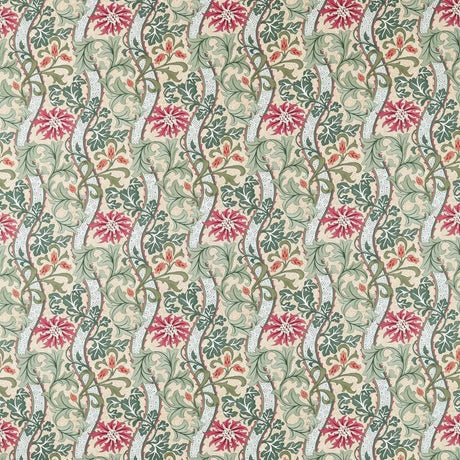 Morris & Co Cornflower Russet/Forest Fabric