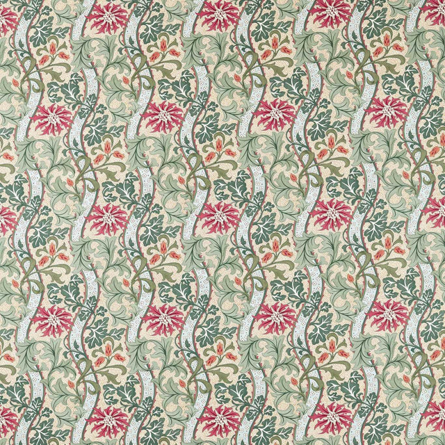 Morris & Co Cornflower Russet/Forest Fabric
