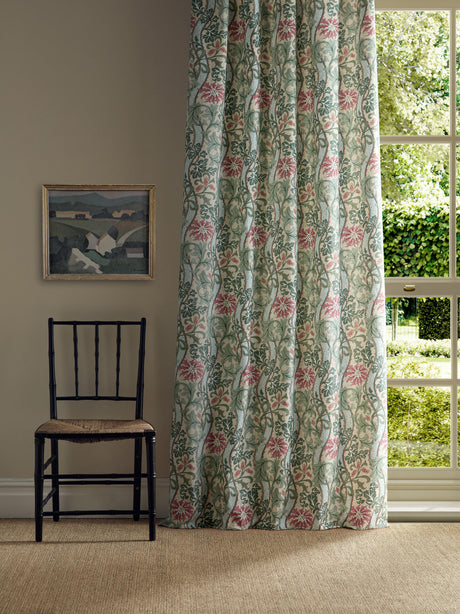 Morris & Co Cornflower Russet/Forest Fabric