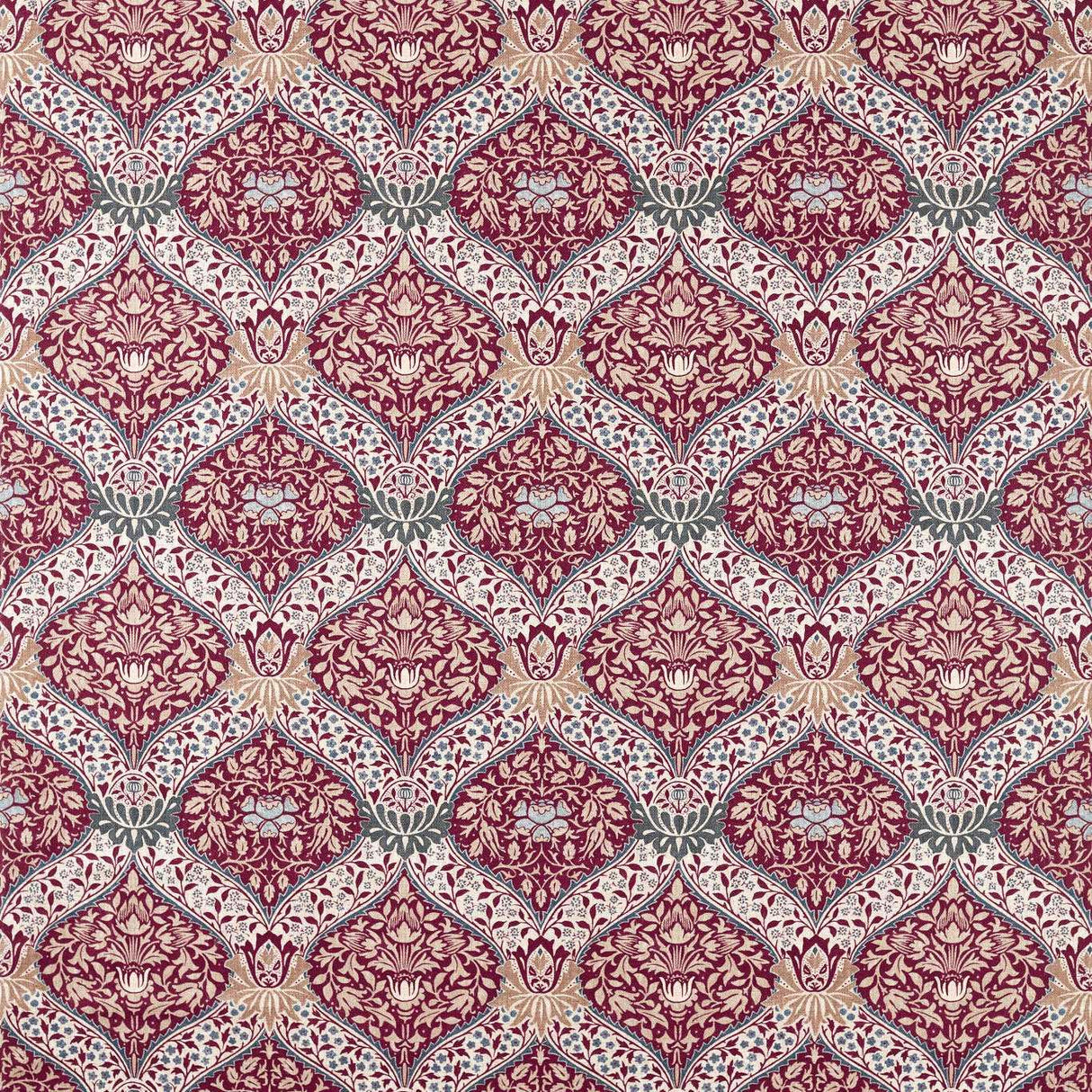 Morris & Co Norbury Madder Fabric