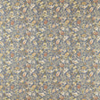Morris & Co Scrolling Tulip Slate/Apricot Fabric