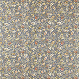 Morris & Co Scrolling Tulip Slate/Apricot Fabric