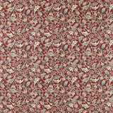 Morris & Co Scrolling Tulip Plum Fabric