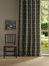 Morris & Co Meda Iris Forest/Russet Fabric