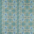 Morris & Co Walthamstow Teal/Ochre Fabric