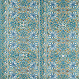 Morris & Co Walthamstow Teal/Ochre Fabric