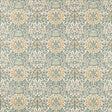 Morris & Co Daisy & Oak Thyme/Weld Fabric