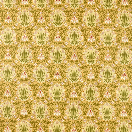 Morris & Co Iris & Rose Gold Fabric