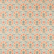 Morris & Co Iris & Rose Indigo/Crimson Fabric