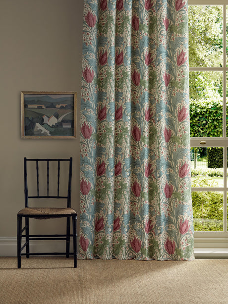 Morris & Co Lent Lily Plum/Bayleaf Fabric