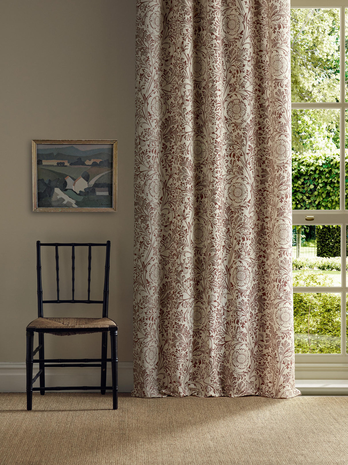 Morris & Co Chamomile Russet Fabric