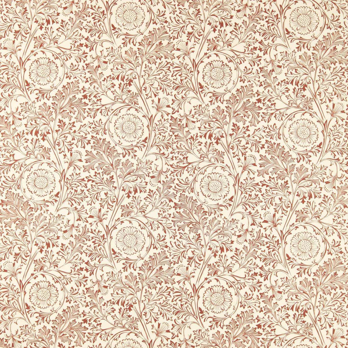 Morris & Co Chamomile Russet Fabric