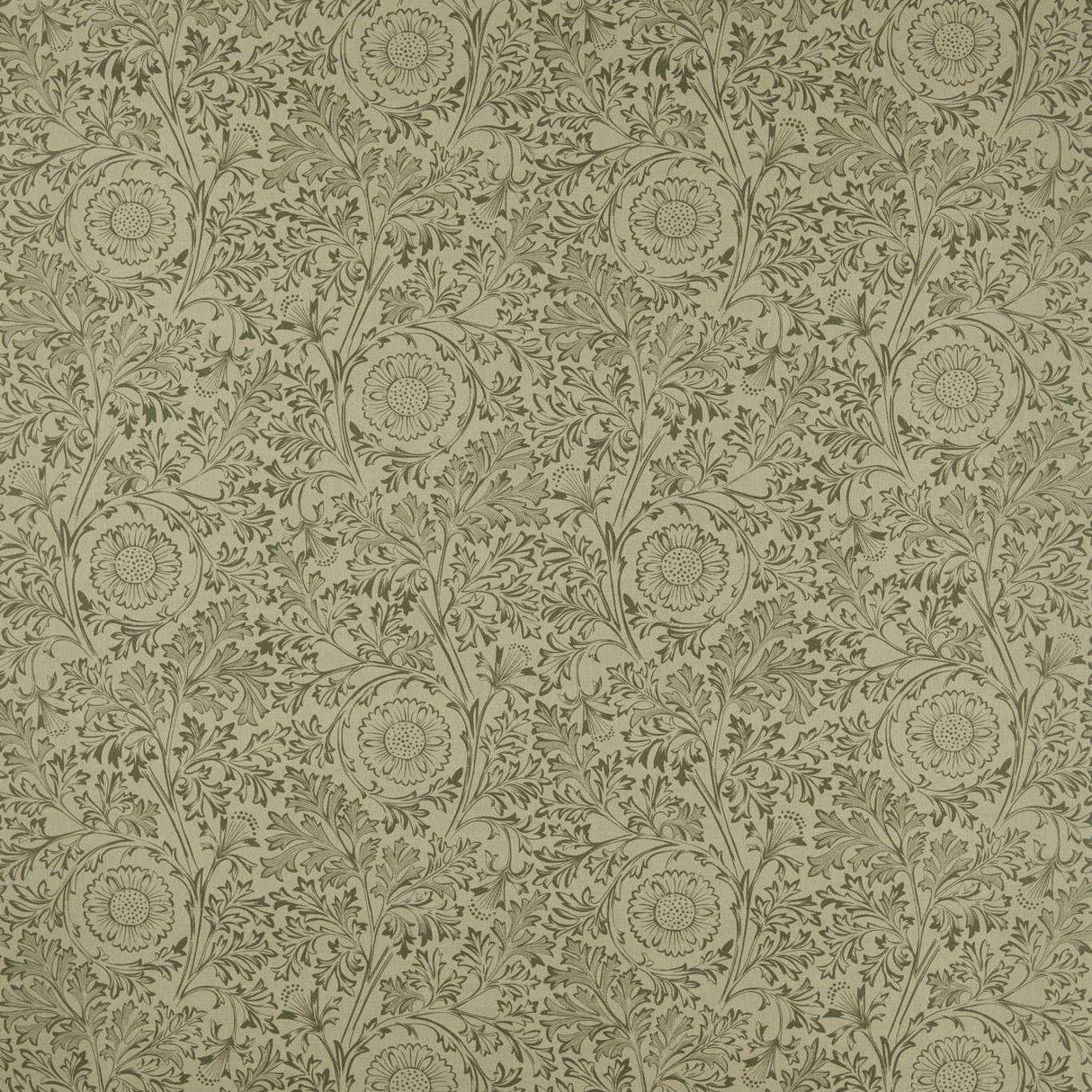 Morris & Co Chamomile Bayleaf Fabric