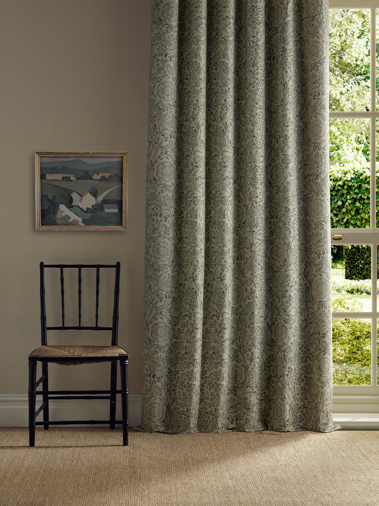 Morris & Co Chamomile Bayleaf Fabric