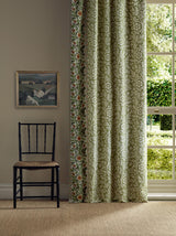 Morris & Co Chamomile Embroidery Forest Fabric