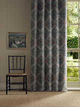 Morris & Co Norbury Weave Slate/Plum Fabric